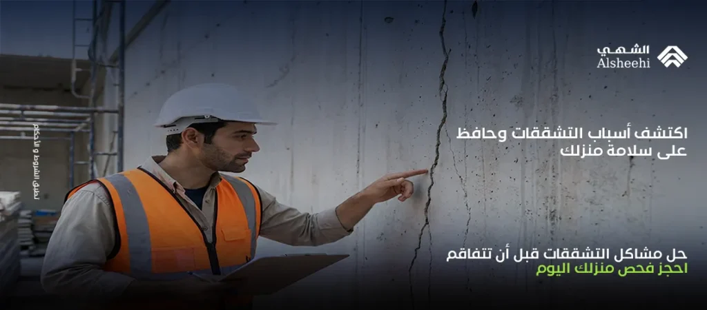 تشققات جدران المنازل